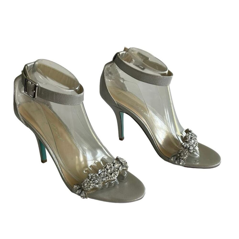 Betsey Johnson Erin jewel embellished high heel sandals for Macy's - Picture 5 of 10